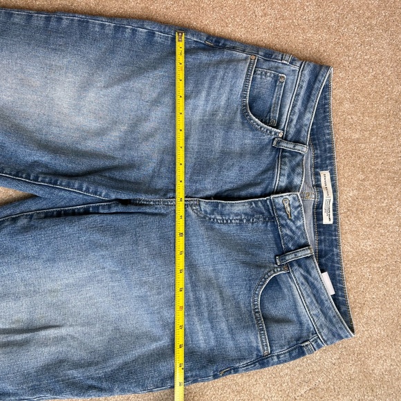 Denver Hayes Curvy Straight Crop Jeans Sz 12 - Picture 7 of 11